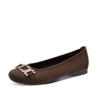 Jana Women’s Round Ballerinas Vegan, Mocca, 6 UK