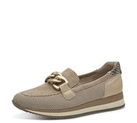 Jana Vapofactor Wide Sand Womens loafers 24766-42-341 in a Plain Man-made in Size 41