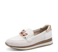 Jana Women's Damen Slipper Mit Dicker Sohle Vegan Sneaker, White/Rose Gold, 6.5 UK