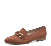 Jana Women’s Slip-Ons with Block Heel Vegan, Cognac, 3,5 UK