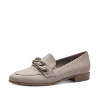 Jana Women’s Slip-Ons with Block Heel Vegan, Stone, 7,5 UK