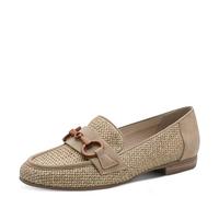 Jana Women’s Slippers Round Toe Vegan, Natural, 4 UK