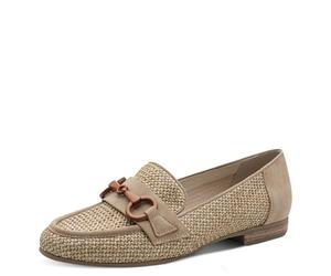 Jana Women’s Slippers Round Toe Vegan, Natural, 4 UK