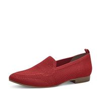 Jana Women’s Slippers with Texture Pattern Vegan, Red, 6,5 UK