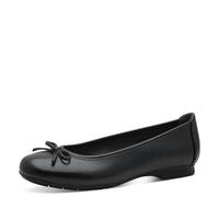 Jana Women's 8-22163-41 Ballet Flat, Black, 6.5 UK