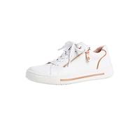 Jana Women's 8-23660-42 Sneaker, White Rosegold 1, 4 UK Wide