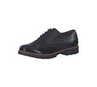 Jana Women's 8-23760-41 Oxford Flat, Black Nubuck, 5 UK