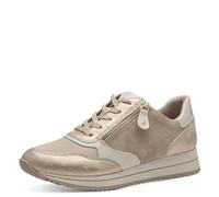 Jana Women's 8-23763-42 Sneaker, Beige Gold, 4 UK