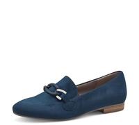 Jana Womens Saddle Loafers Shoes Blue