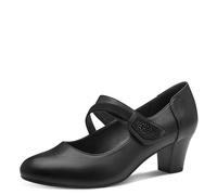 Jana Women's Pump with Strap 8-24464-42, Black Synthetic, 5 UK