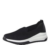 Jana Women's 8-24762-20 Multi-Width Comfortable Sporty Everyday Shoes Leisure Sneaker, Black, 6 UK
