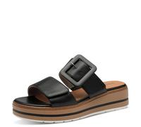 Jana Women's 8-27271-42 Flat Sandal, Black, 7.5 UK