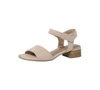 Jana Women's 8-28260-20 Multi-Width Comfortable Flat Modern Block Heel Everyday Shoes Business Sandal, Beige, 5 UK