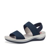 Jana Women's 8-28769-42 Flat Sandal, Navy, 3.5 UK
