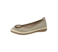 Jana Women's Ballerina 8-8-22161-20 H-Width, Sage, 8.5 UK