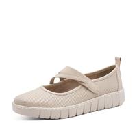 Jana Women's Ballerina Strap 8-24764-46 Ballet Flats, Beige, 42 EU