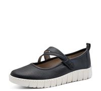 Jana Women's Ballerina Strap 8-24764-46 Ballet Flats, Navy, 39 EU