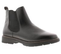 Jana Women’s Ankle Boots Flat with Zip Vegan, Black, 6,5 UK