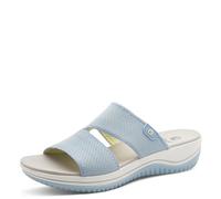 Jana Women's COSHY Wedge/Plat Mule 8-27270-43 Sandals with Heel, Sky/Sun, 39 EU