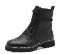 Jana Women's Damen Lace Boot Flat Vegan Fashion, Black, 9 UK