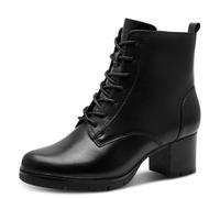 Jana Women's Damen Lace Boot Heel Ankle, Black, 6 UK
