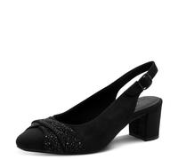 Jana Womens Damen Sling-Pump Vegan 8-29660-46 Pump, Black, 7.5 UK