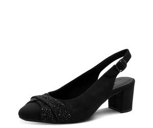 Jana Womens Damen Sling-Pump Vegan 8-29660-46 Pump, Black, 7.5 UK