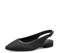 Jana Women's Damen Sling Vegan 8-29464-46 Pump, Black, 6 UK
