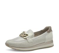Jana Women's Damen Slipper mit Dicker Sohle Vegan Sneaker, Beige/Gold, 5 UK