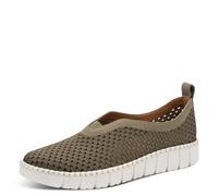 Jana Women's Damen Slipper Vegan 8-24560-46 Loafer, Olive, 4 UK