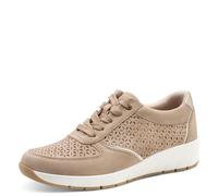 Jana Women's Damen Sneaker Low Vegan 8-23766-46, Taupe, 6.5 UK