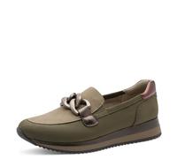 Jana Women's Damen Sneaker Slip On Vegan, Olive Comb, 7.5 UK