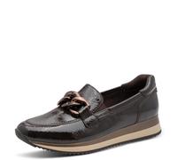 Jana Women's Elegant Vegan Mocha Patent 36 Slippers