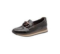 Jana Women's Elegant Vegan Mocha Patent 39 Slippers