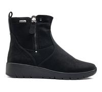 Jana Womens Fleece Lined Ankle Boots Black