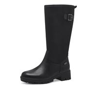 Jana Women's Long Shaft Boots, Flat, Vegan Fashion, Black, 4 UK