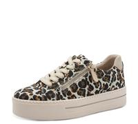 Jana Women's Low Vegan 8-23767-43 Trainers, Beige Leo, 38 EU