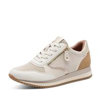 Jana Women's Low Vegan 8-23774-43 Trainers, Ivory Comb, 36 EU