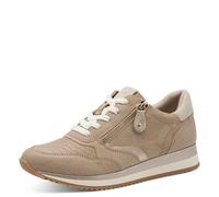 Jana Women's Low Vegan 8-23774-43 Trainers, Taupe Snake, 39 EU