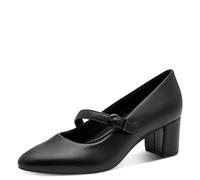 Jana Women's Pump with Strap Vegan 8-24460-47 Black Nappa 40