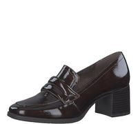 Jana Women's Softline 8-24471-41 Comfortable Wide Comfort Shoe Classic Business Pump, Bronze Patent, 3.5 UK