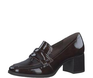 Jana Women's Softline 8-24471-41 Comfortable Wide Comfort Shoe Classic Business Pump, Bronze Patent, 3.5 UK