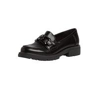 Soft Line Womens Shoes Black Adults Ladies Loafer Patent Slip On Kimberley SIZE