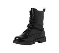 Jana Women's Softline 8-25268-41 Komfortable Mehrweite Bequemschuh Modisch Schnürschuh mit Kette Alltagsschuhe Ankle Boot, Black, 3 UK