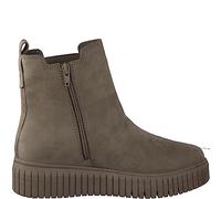 Jana Women's Softline 8-25461-41 Komfortable Mehrweite Bequemschuh Modisch Schlupfstiefel Alltagsschuhe Chelsea Boot, Stone, 3.5 UK