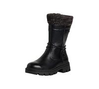 Jana Women's Softline 8-26472-41 Multi-Wide Comfortable Shoe Water-Repellent Slip Warm Lining Ankle Boot, Black, 6 UK