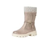 Jana Women's Softline 8-26472-41 Multi-Wide Comfortable Shoe Water-Repellent Slip Warm Lining Ankle Boot, Stone, 3.5 UK