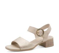 Jana Women's Softline Leather Heel 8-28705-46 Sandals with Heel, Ivory Comb, 39 EU