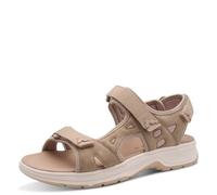 Jana Women's Softline Sandal Flat 8-28662-46, Taupe, 4 UK
