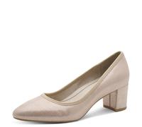 Jana Women's Vegan 8-22461-46 Pumps, Beige Metallic, 36 EU